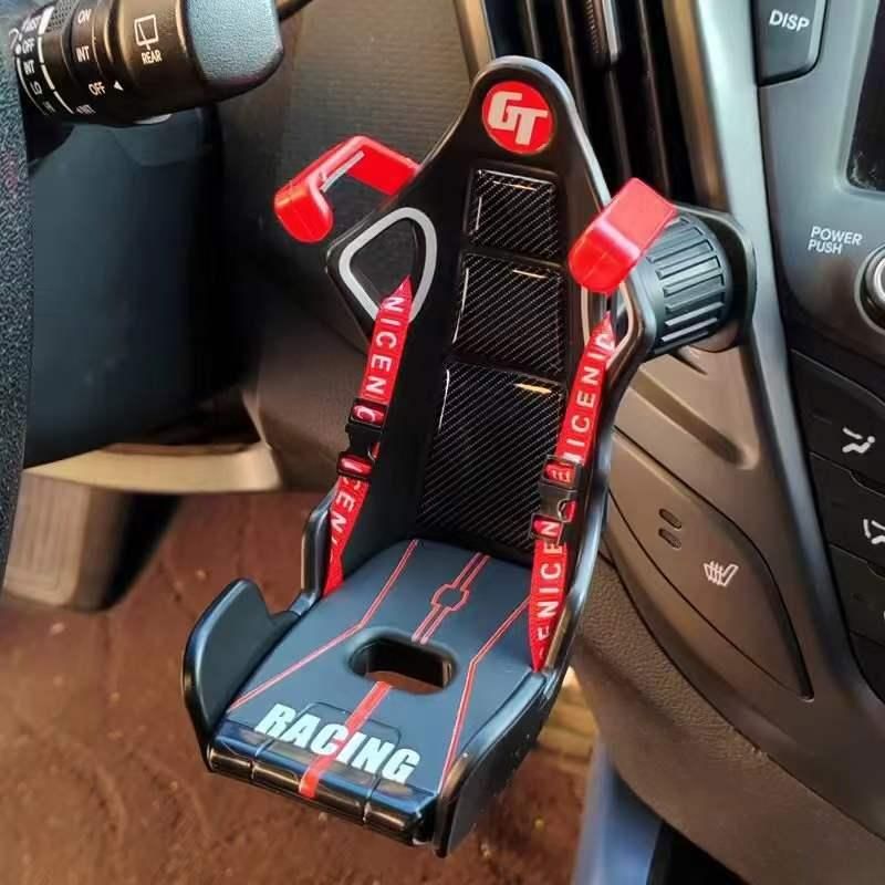 Car Phone Holder Mount for All Smartphones (Red) Contains: Pack of 1