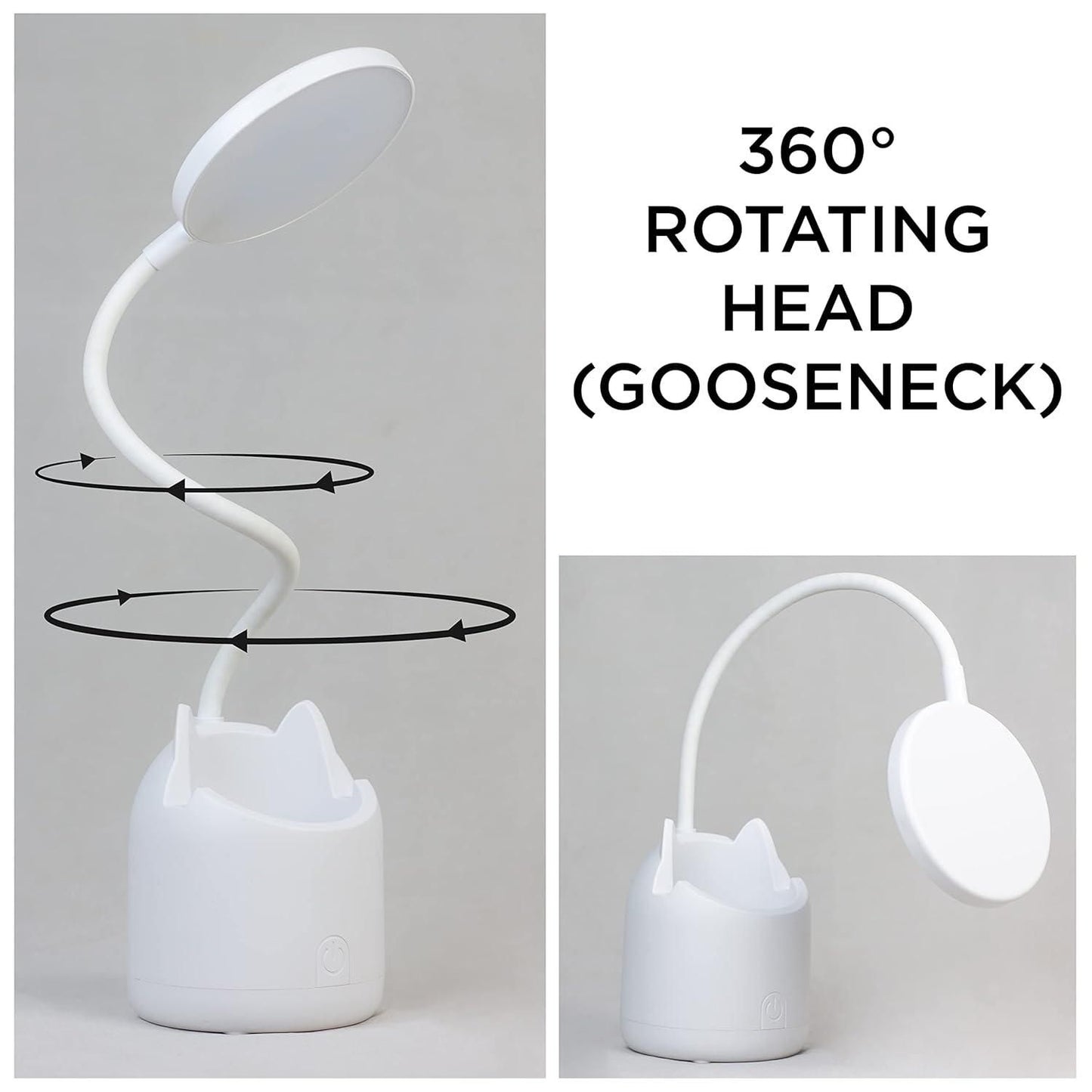 Study Table Desk Lamp With Pen Holder