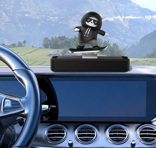 Panda Car Dashboard Decorative Showpiece