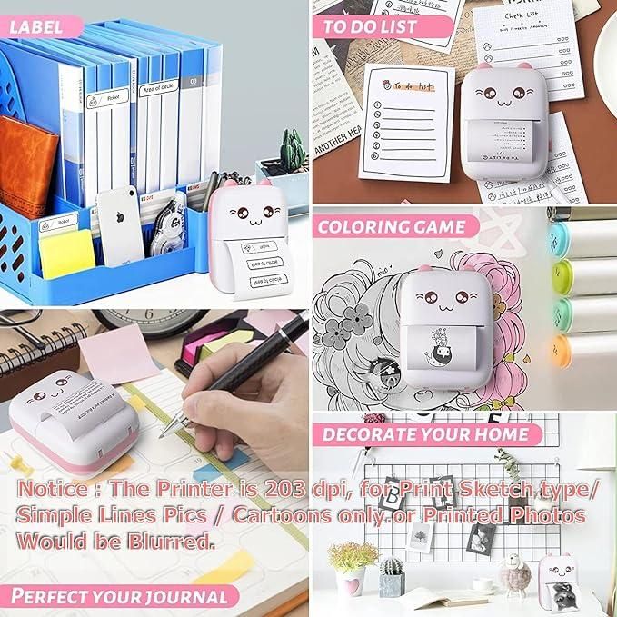 Trendy Inkless Bluetooth Pocket Printer